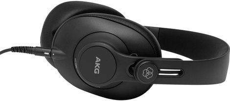 AKG K361 Stúdió Over Ear fejhallgató Vezetékes Fekete Noise Cancelling Összehajtható 7. kép