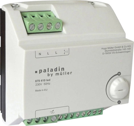 Müller 23483 Kalapsín dimmer Alkalmas fényforrásokhoz: LED-es izzó Fehér