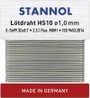 Stannol HS10 Forrasztóón, ólommentes Ólommentes Sn99,3Cu0,7 ROM1 30 g 1 mm bélyegkép