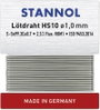 Stannol HS10 Forrasztóón, ólommentes Ólommentes Sn99,3Cu0,7 ROM1 6 g 1 mm bélyegkép
