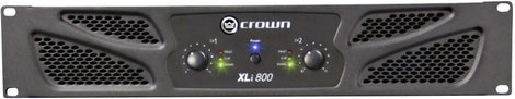 Crown XLI 800 Nagy teljesítményű erősítő RMS teljesítmény kimeneti csatornánként 4 Ohm-nál: 300 W