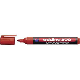 Edding edding 300 4-300002 Permanent marker Piros Vízálló: Igen