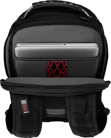 Wenger Notebook hátizsák Ibex Deluxe Alkalmas: Max.: 39,6 cm (15,6) Fekete 2. kép