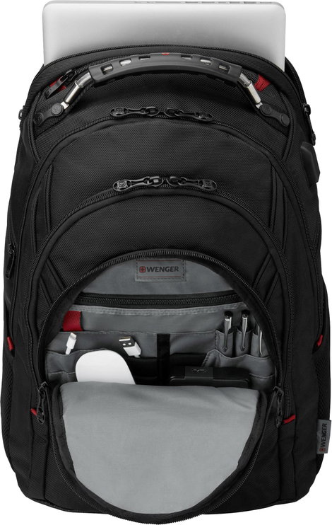 Wenger Notebook hátizsák Ibex Deluxe Alkalmas: Max.: 39,6 cm (15,6) Fekete 6. kép