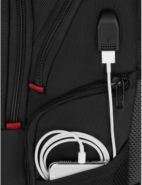 Wenger Notebook hátizsák Pegasus Deluxe Alkalmas: Max.: 39,6 cm (15,6) Fekete 6. kép