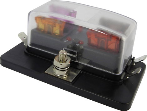 SecoRüt FHA504 LED Áramkörelosztó Lapos biztosíték Pólusszám 4 30 A 1 db 2. kép