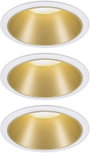 Paulmann 93406 Cole Coin Beépíthető lámpa 3 részes készlet LED 6.50 W Fehér, Arany bélyegkép