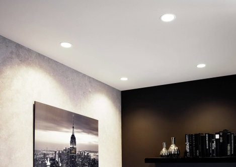 Paulmann 93410 Cole Coin Beépíthető lámpa 3 részes készlet LED 6 W Fehér, Ezüst 9. kép