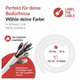 Label the Cable PRO 5120 19 coll Kábeltömlő Fehér 2. bélyegkép