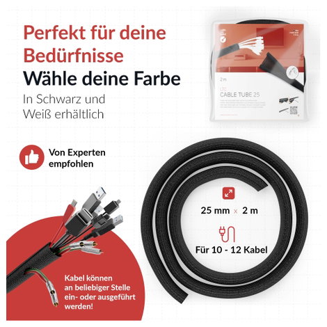 Label the Cable LTC 5110 19 coll Kábeltömlő Fekete 2. kép