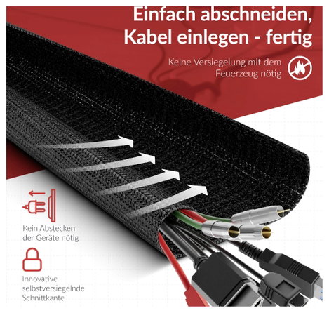 Label the Cable LTC 5110 19 coll Kábeltömlő Fekete 4. kép