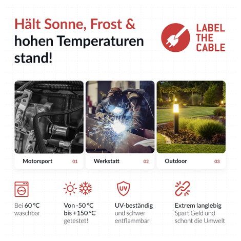 Label the Cable LTC 5110 19 coll Kábeltömlő Fekete 8. kép