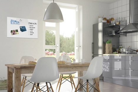 BE! Board Üveg-mágneses tábla B1200 Fehér (Sz x Ma) 60 cm x 40 cm B1200 4. kép