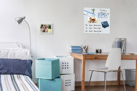 BE! Board Üveg-mágneses tábla B1100 Fehér (Sz x Ma) 45 cm x 45 cm B1100 8. kép
