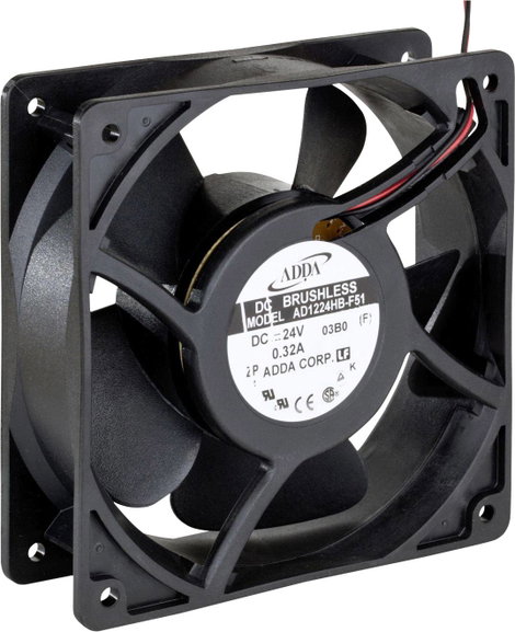SEPA AD1224UB-F5B(N21Q) Axiális ventilátor 24 V/DC (H x Sz x Ma) 120 x 120 x 38.5 mm
