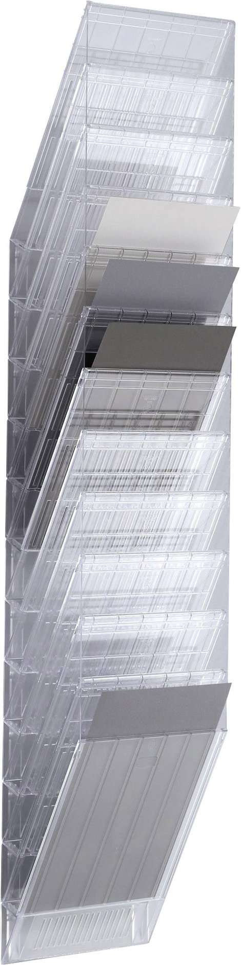 Durable FLEXXIBOXX 12 A4 1709763400 Prospektustartó Átlátszó DIN A4, álló Rekeszek száma 12 N/A 1 ké 3. kép