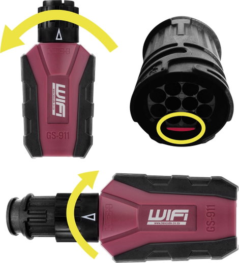 HEX Motorkerékpár diagnosztikai eszköz, 10 pólusú GS-911 WiFi 80204 Alkalmas (autómárka): BMW (Motor 6. kép