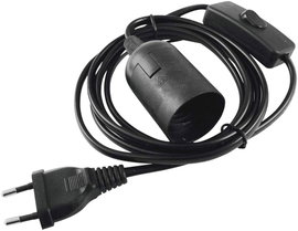 Eurolite 51100666 Lámpafoglalat E27 230 V 60 W Euro-dugasszal, Billenőkapcsolóval