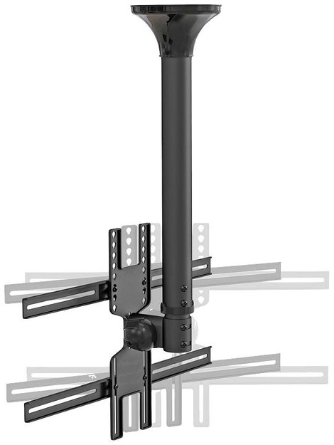 Neomounts FPMA-C400BLACK TV mennyezeti tartó 81,3 cm (32) - 152,4 cm (60) Dönthető + forgatható 4. kép