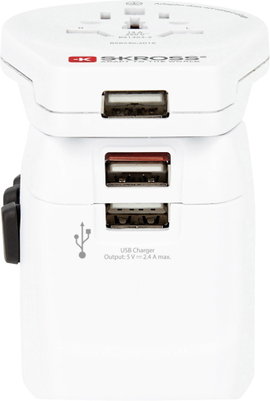 Skross 1302555 Úti adapter Pro Light 3xUSB World
