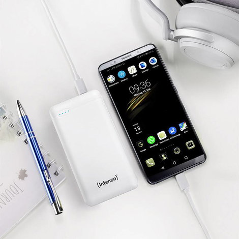Intenso XS20000 Powerbank 20000 mAh LiPo Fehér állapotjelző 5. kép