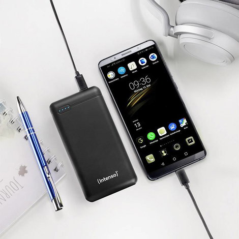 Intenso XS20000 Powerbank 20000 mAh LiPo Fekete állapotjelző 3. kép