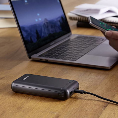 Intenso XS20000 Powerbank 20000 mAh LiPo Fekete állapotjelző 4. kép