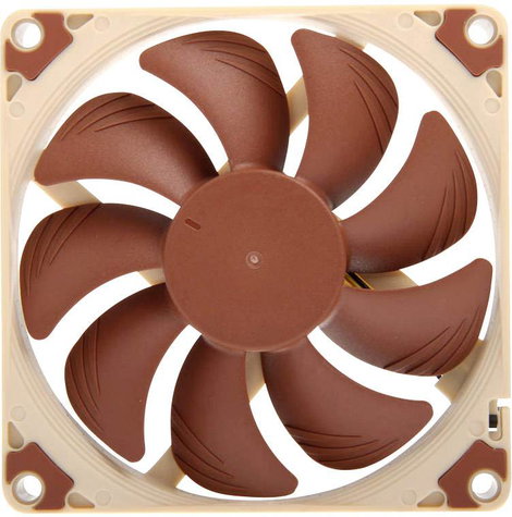 Noctua NF-A9x14 PWM Számítógépház ventilátor Barna (Sz x Ma x Mé) 92 x 92 x 14 mm