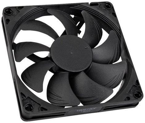 Noctua NF-A9x14 PWM chromax.black.swap Számítógépház ventilátor Fekete (Sz x Ma x Mé) 92 x 92 x 14 m 2. kép