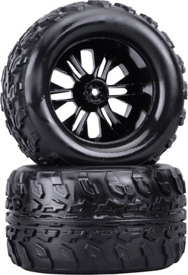 Reely 1:10 Monstertruck Komplett kerék Fekete 2 db