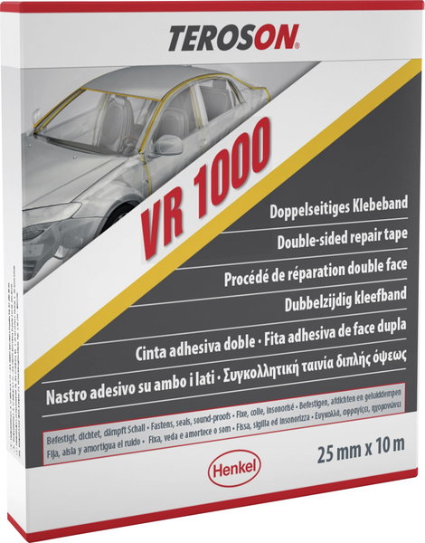 Teroson Henkel 93358 Kétoldalas ragasztószalag Loctite (H x Sz) 10 m x 19 mm 1 db
