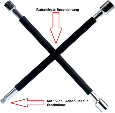 IWH 020870 Keresztkulcs (H x Sz x Ma) 375 x 375 x 40 mm 1 db 2. kép