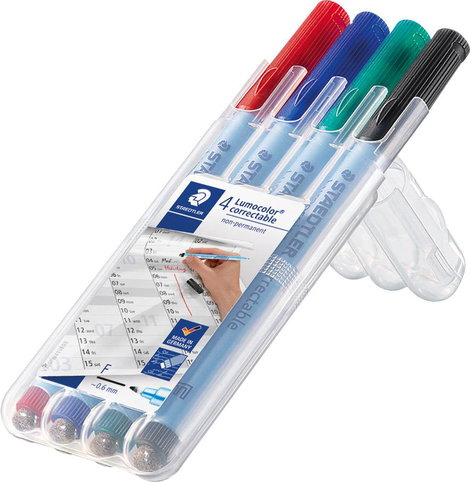 Staedtler Alkoholos filc Lumocolor Különböző színek (színválasztás nem lehetséges) 305F WP4-1 4. kép
