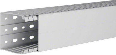 Hager HA780080 Kábelvezető csatorna (H x Sz x Ma) 2000 x 80 x 80 mm 1 db Élénk szürke