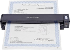 Fujitsu ScanSnap iX100 Mobil dokumentumszkenner A4 600 x 600 dpi 10 oldal/perc USB, WLAN 802.11 b/g/