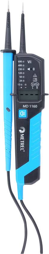 Metrel MD 1160 Kétpólusú feszültségvizsgáló CAT III 1000 V, CAT IV 600 V LCD, Akusztikus