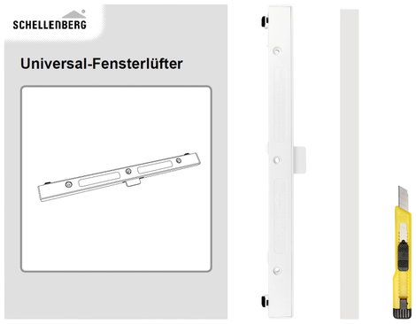 Schellenberg 46600 Ajtó kiegészítő zár Fehér 3. kép