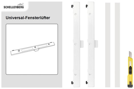 Schellenberg 46601 Univerzális ablak ventilátor készlet Fehér 3. kép