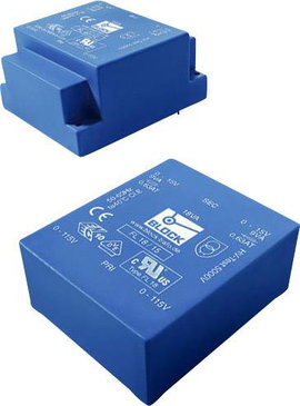 Block FL 18/24 Nyomtatott áramköri transzformátor 2 x 115 V 2 x 24 V/AC 18 VA 375 mA