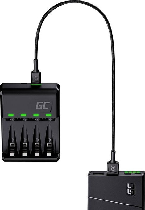 Green Cell VitalCharger Hengeres akku töltő NiMH Mikro (AAA), Ceruza (AA) 2. kép
