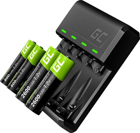 Green Cell VitalCharger Hengeres akku töltő NiMH Mikro (AAA), Ceruza (AA) 4. kép