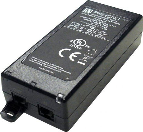 Phihong POE60U-1BTE PoE injektor IEEE 802.3af (12.95 W)