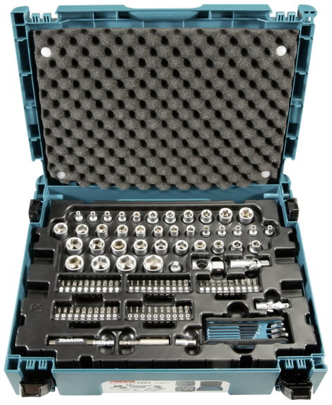 Univerzális szerszámkészlet hordtáskában, 120 részes, Makita E-08713