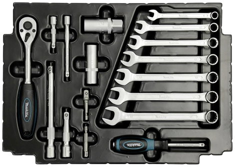 Univerzális szerszámkészlet hordtáskában, 120 részes, Makita E-08713 3. kép