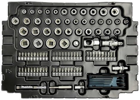 Univerzális szerszámkészlet hordtáskában, 120 részes, Makita E-08713 4. kép