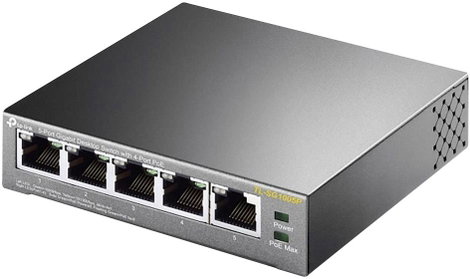 Hálózati switch 5 port PoE funkció, TP-LINK TL-SG1005P 3. kép