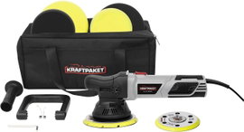 Dino KRAFTPAKET Exzenterpoliermaschine 230 V 900 W 1600 - 4200 U/min 125/150 mm 21mm Hub 640300 Exce