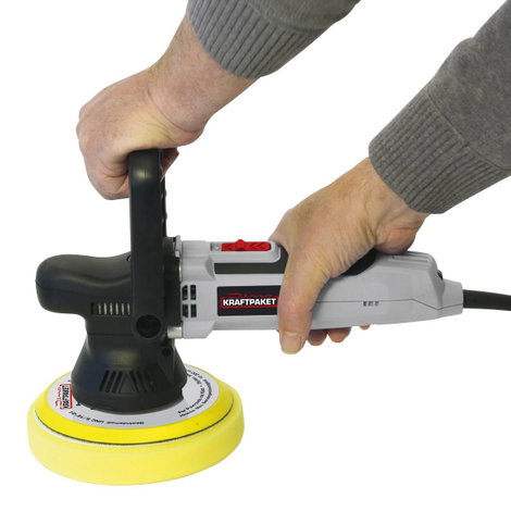 Dino KRAFTPAKET Exzenterpoliermaschine 230 V 650 W 1600 - 6400 U/min 125/150 mm 9mm Hub 640296 Excen 3. kép