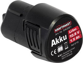 Dino KRAFTPAKET AKKU 10,8V 1,5 Ah für Akku-Poliermaschine 640256 640281 Szerszám akku 10.8 V 1.5 Ah 