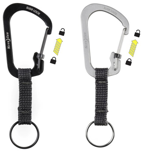 NITE Ize Kulcstartó karabiner CSLW3-11-R6 Gr. 3 Ezüst 1 db 2. kép
